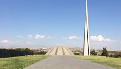 Jerevan, památník genocidy Armén