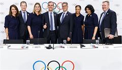 Zástupci kandidatury Los Angeles na olympijské hry 2024 a 2028.