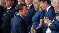 Emmanuel Macron se starostou Nice Christianem Estrosi.