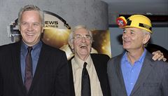 Oscarový Martin Landau s herci Timem Robbinsem a Billem Murraym.