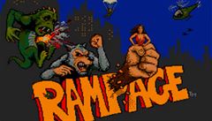 Úvodní obrazovka retro videohry Rampage (1986). | na serveru Lidovky.cz | aktuální zprávy