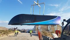 Dopravní kapsle spolenosti Hyperloop One