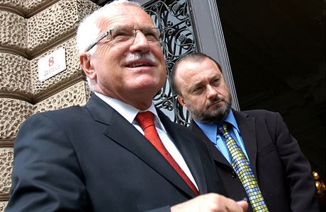 Vclav Klaus a Ladislav Jakl na archivnm snmku z roku 2006.