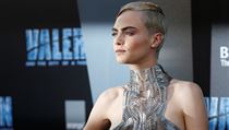 Cara Delevingne pzuje na premie filmu Valerian a msto tisce planet v Los...