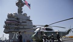 Budování lodi USS Gerald R. Ford zaalo v roce 2009, hotovo mlo být v roce...