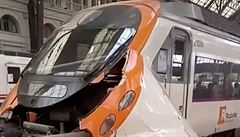 Nehoda pmstskho vlaku v Barcelon si vydala 54 zrannch