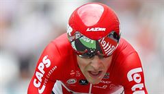 Francouz Tony Gallopinv asovce - pedposlendí etap letoní Tour de France.