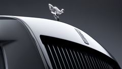 Detail znaku Rolls-royce.