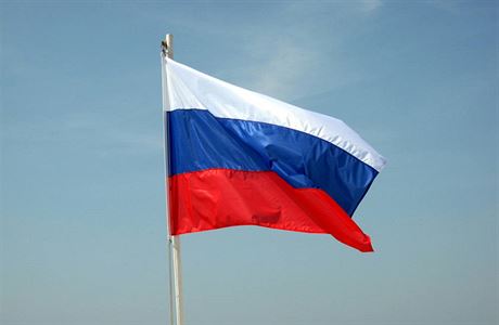 Ruská vlajka - ilustraní foto.