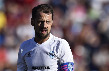 Utkn 2. kola prvn fotbalov ligy FK Mlad Boleslav - Sparta Praha 7. srpna v...