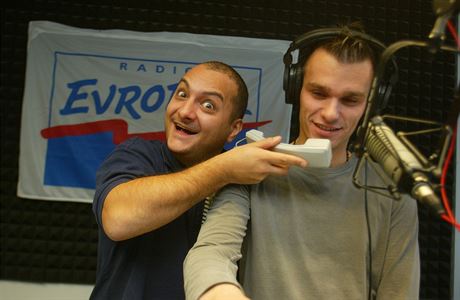 Moderátorské duo Leo Mare a Patrik Hezucký.