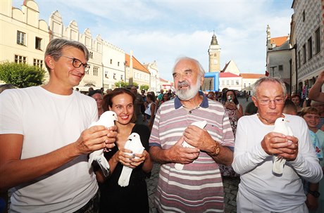 Jan Svrák, Zdenk Svrák, Tereza Voíková, Jan Tíska na Slavonice festu...