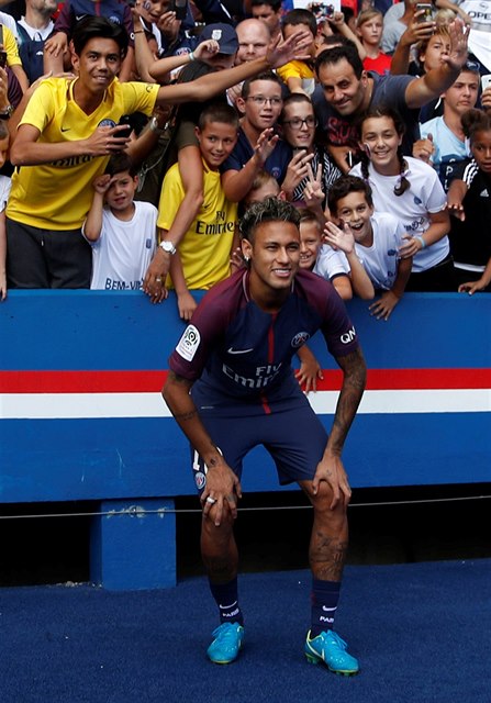 Neymar, rekordní posila Paris St. Germain