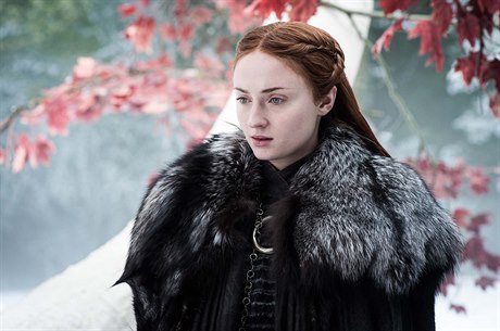 Sedmá ada seriálu Hra o trny: Sansa Stark (Sophie Turnerová).