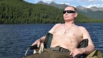 Putin odpočívá během své dovolené.