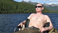 Putin odpoívá bhem své dovolené.