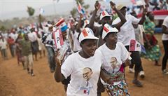 Snímky z volební kampan Paula Kagame.