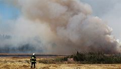 Hasiči z Plzeňského kraje zasáhli u dvou požárů polí a luk, škody jsou statisícové