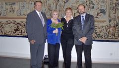 Na Hrad v roce 2009 zleva: Karel Bryks  synovec, Trudie Bryksová, Alena...