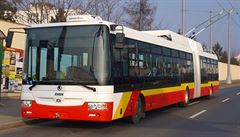 Klasický trolejbus typ 31 Tr. Tyto standardní trolejbusy praský dopravní...