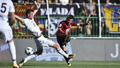 Utkání 2. kola první fotbalové ligy FK Mladá Boleslav - Sparta Praha 7. srpna v...