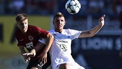 Utkání 2. kola první fotbalové ligy FK Mladá Boleslav - Sparta Praha 7. srpna v...