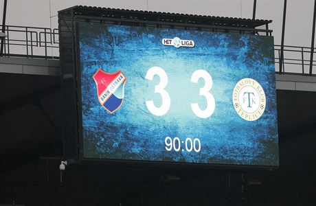 Utkn 4. kola prvn fotbalov ligy: FC Bank Ostrava - FK Teplice. Divok...