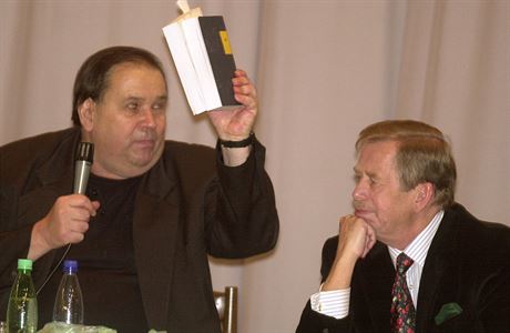 Jií Kubna a Václav Havel