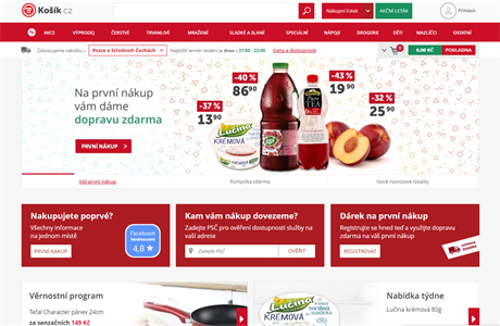 Internetový supermarket Koík.cz
