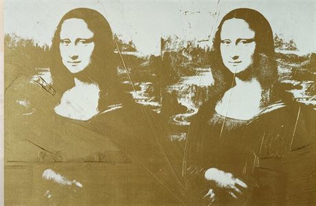 Andy Warhol, Two white Mona Lisas and Two gold Mona Lisas, 1980, akryl a...