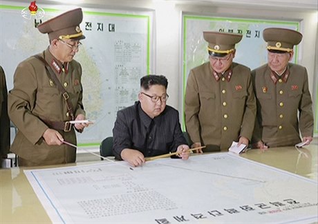 Severokorejský vůdce obdržel plán útoku na americkou základnu Guam.