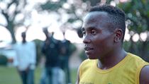 Vedoucí osoba rwandského souboru Future Vision Acrobat Elisée Niyonsenga