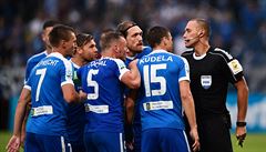 Utkání 3. kola první fotbalové ligy: Slovan Liberec - Sparta Praha, 13. srpna v...
