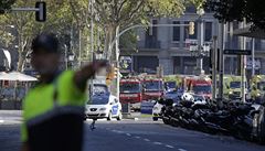 Ulice v centru Barcelony jsou tém vylidnné, podle svdk je to nezvyklý...