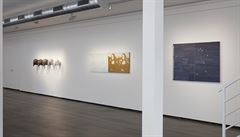 Constellation Miura, zábr z výstavy v Hauch Gallery, zleva : Luca Pancrazzi,...