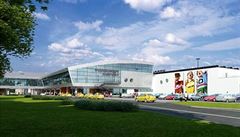 Vizualizace odbavovací haly Leti�t� Vodochody