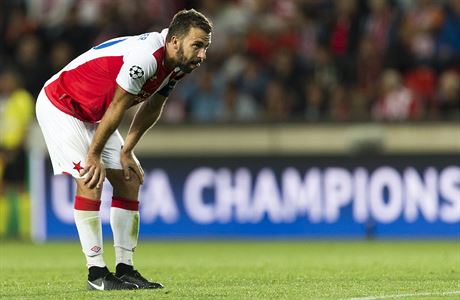 4. pedkolo Ligy mistr - Slavia vs. APOEL Nikósie: kapitán domácích Hubauer...
