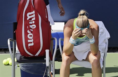 Tereza Martincov v 1. kole US Open.