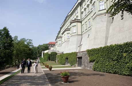 Jiní zahrady Praského hradu.