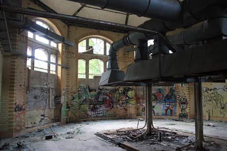 Bývalá léčebna a sanatorium v braniborském městě Beelitz, kde se v minulosti...