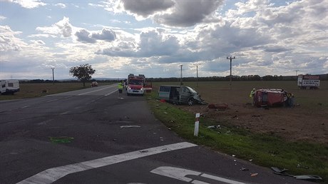 Dva lidské ivoty si 20. srpna vyádala sráka dvou osobních aut u obce Bantice...