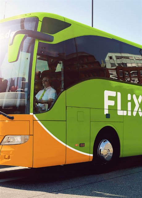 Autobus spolenosti Flixbus.