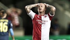 4. předkolo Ligy mistrů - Slavia vs. APOEL Nikósie: zklamaný Miroslav Stoch.