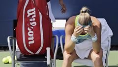 Tereza Martincová v 1. kole US Open.