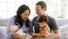 Zakladatel Facebooku je podruhé otcem. Narodila se mu dcera August