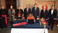 Probot metropolitní kapituly sv. Víta Václav Malý, pedsedkyn Poslanecké...
