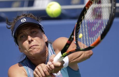 Barbora Strcov na US Open.