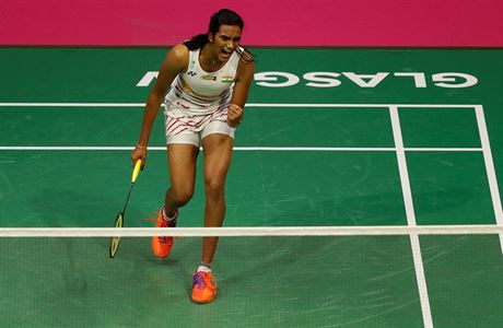 Indick badmintonistka Pusarla V. Sindhu.