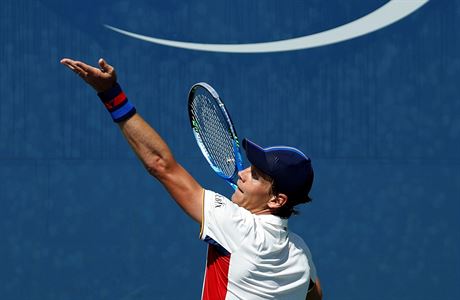 Tom Berdych na US Open 2017.