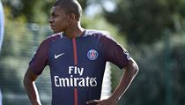 Kylian Mbappe v dresu PSG.